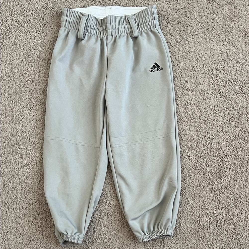 Adidas Kids baseball Light Gray pants xxs